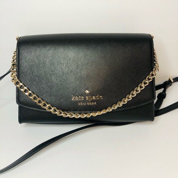 ❤️SOLD❤️Kate Spade Carson Convertible Crossbody Black - Picture 1 of 15